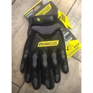 Ironclad Command Series Impact Work Gloves Touchscreen Padded Palm TPR Protectio